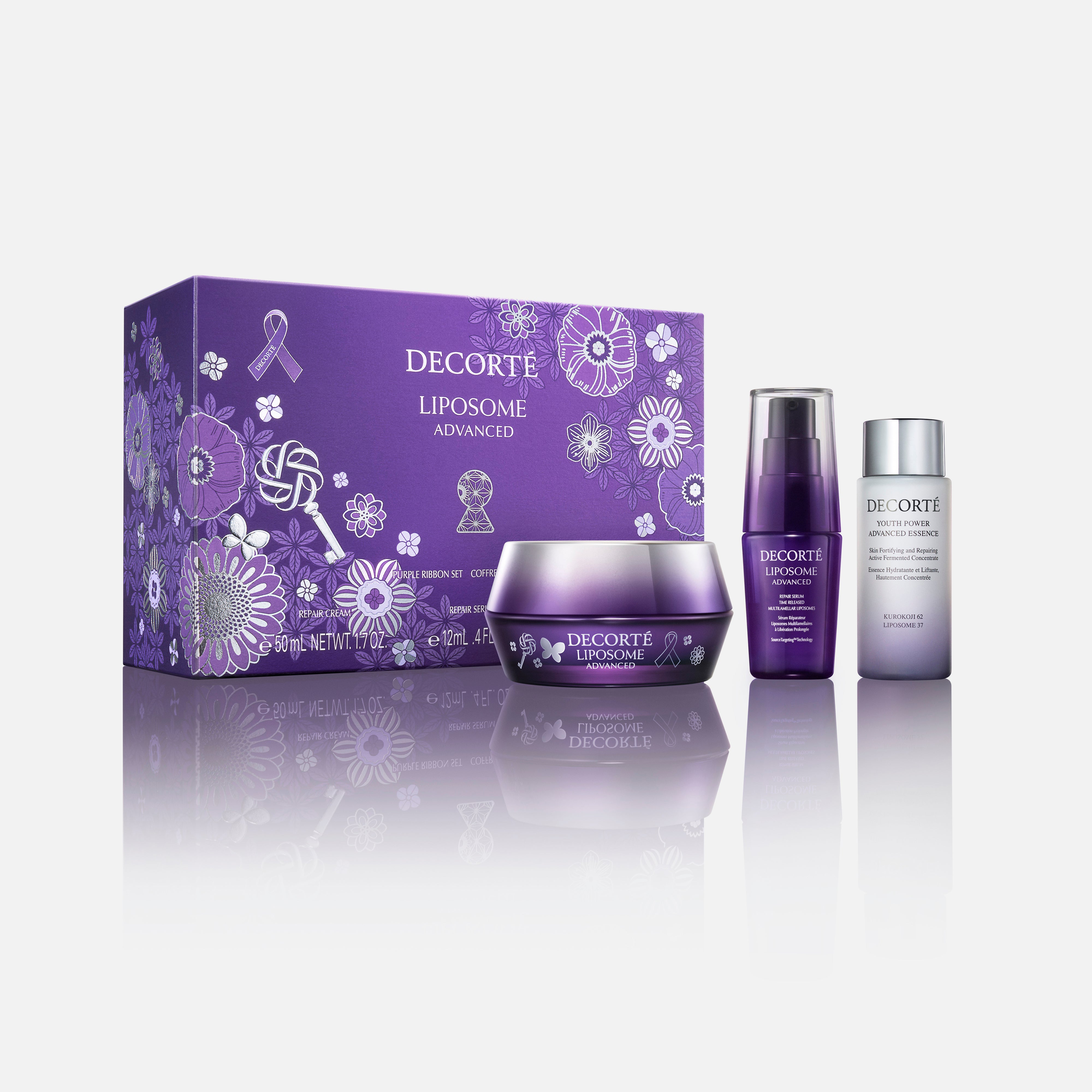 Liposome Advanced Repair Cream Purple Ribbon Set