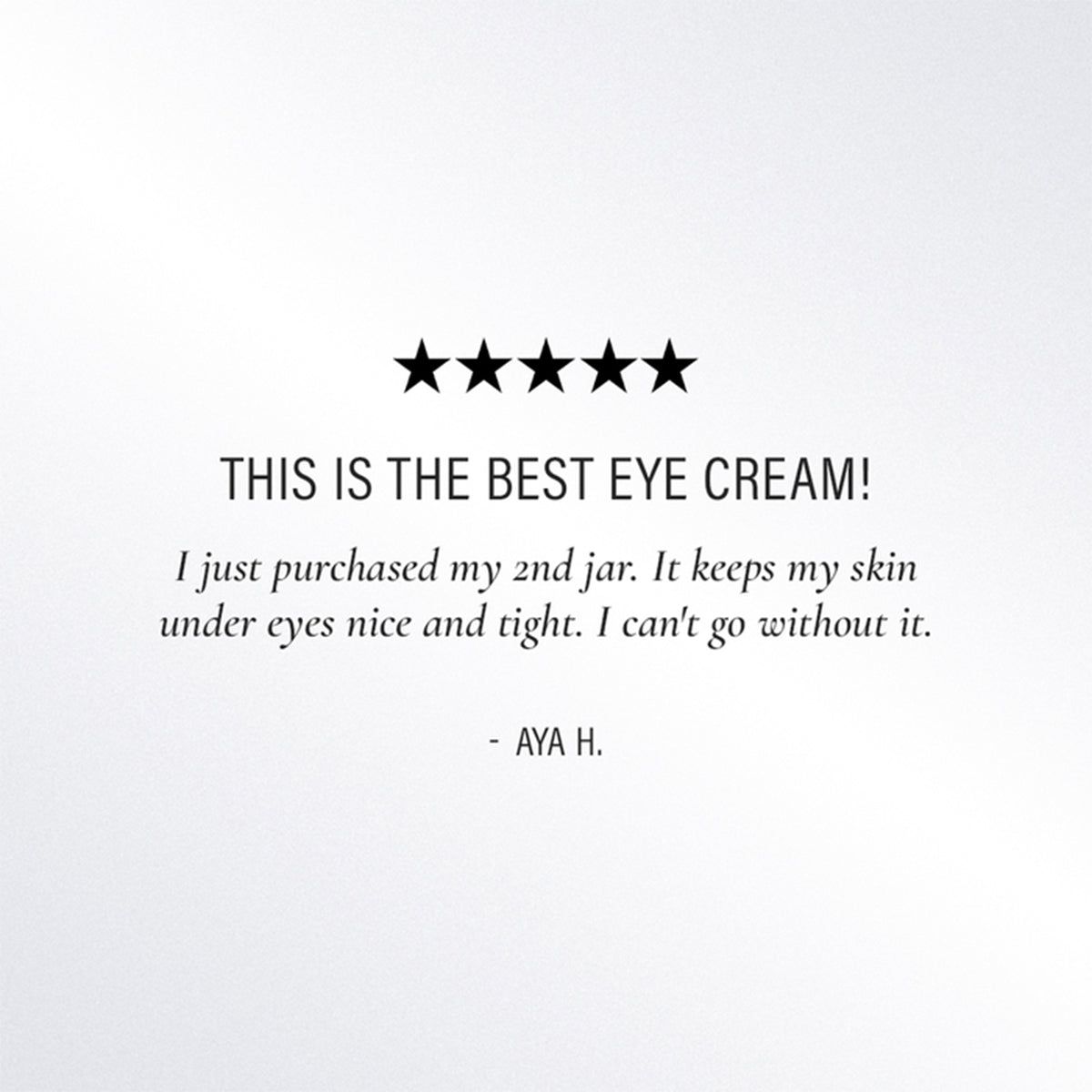 AQ Meliority Intensive Regenerating Eye Cream