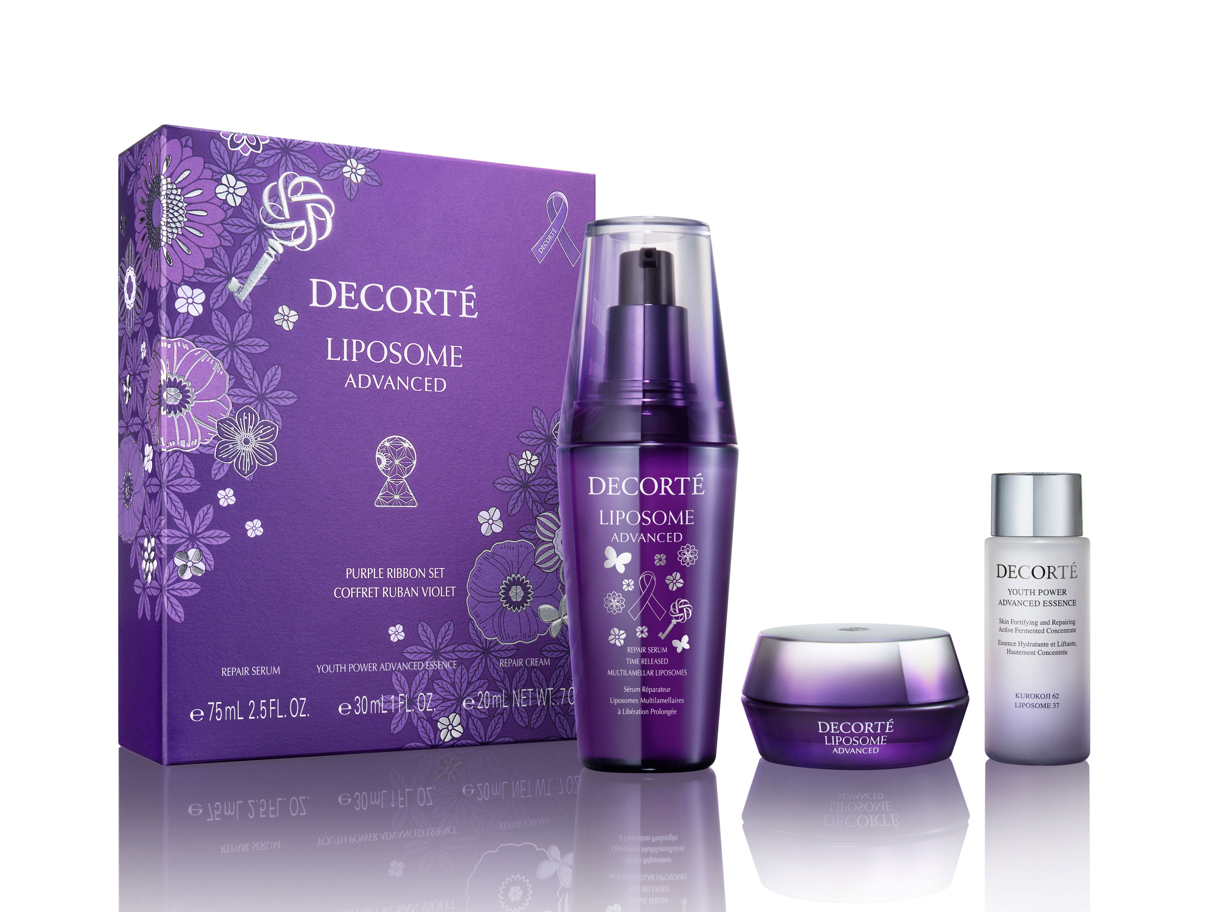 DECORTÉ LIPOSOME パープルリボンセット 2024 Liposome Advanced Repair Serum Purple Ribbon Set