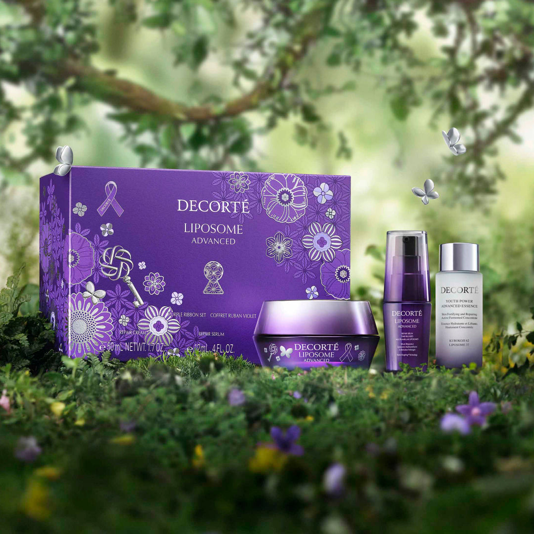 Liposome Advanced Repair Cream Purple Ribbon Set
